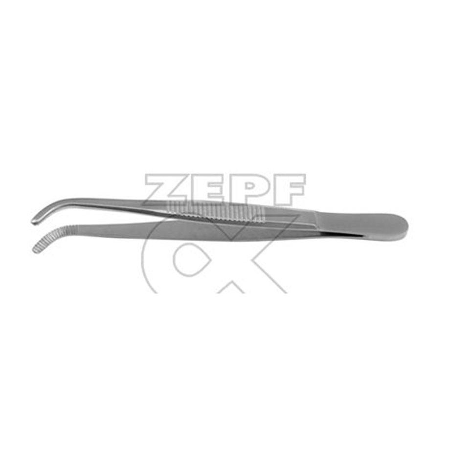 [U23543] anat. Pinzette, gebogen, 20,0 cm