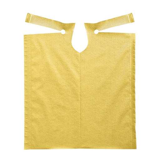 Patientenumhänge Tissue/PE, 53 x 60 cm, yellow sunshine (80 Stck.)