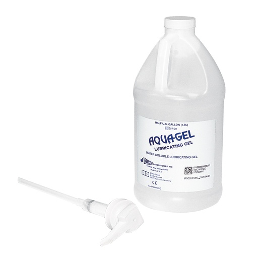 Aquagel Gleitgel 1,9 Ltr. mit Pumpe – 4 Flaschen