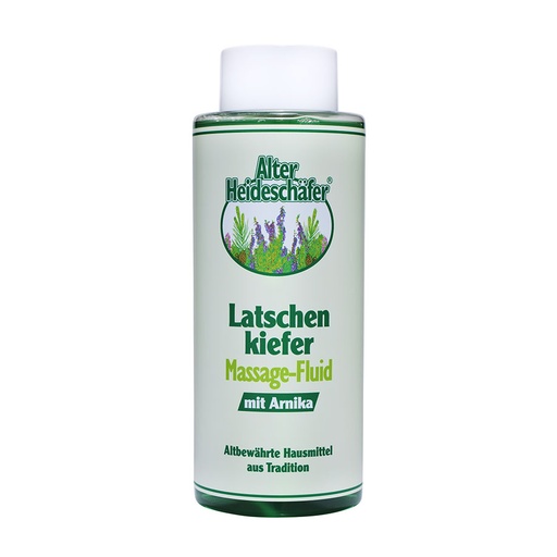 Alter Heideschäfer Latschenkiefer- Massage-Fluid mit Arnika 500 ml