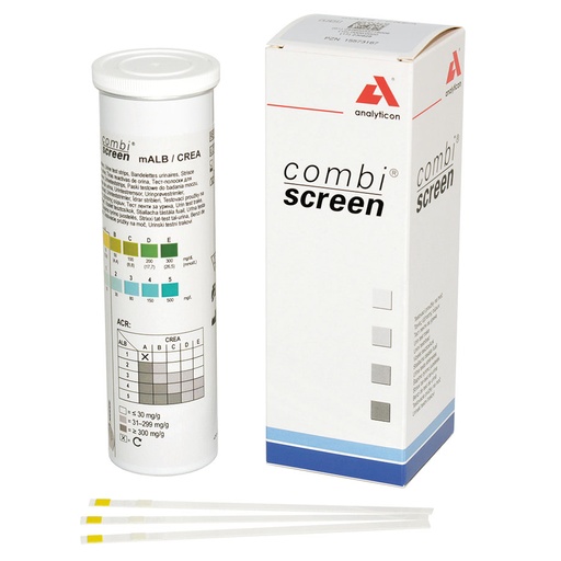 CombiScreen mALB / CREA Harnteststreifen (25 Stck.)