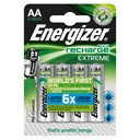 Energizer NiMH Akkumulatoren Extreme Mignon AA HR6, 1,2 V (4er-Pack) 2300 mAh (=E300624600)