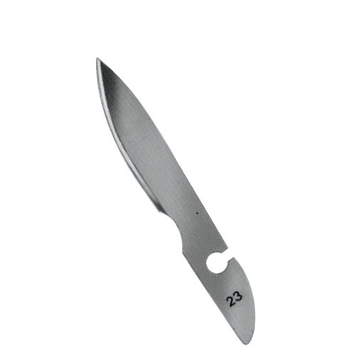 BAYHA Einmal-Skalpellklingen Fig. 23, steril VE =  1 Gros (12 Dtzd.)