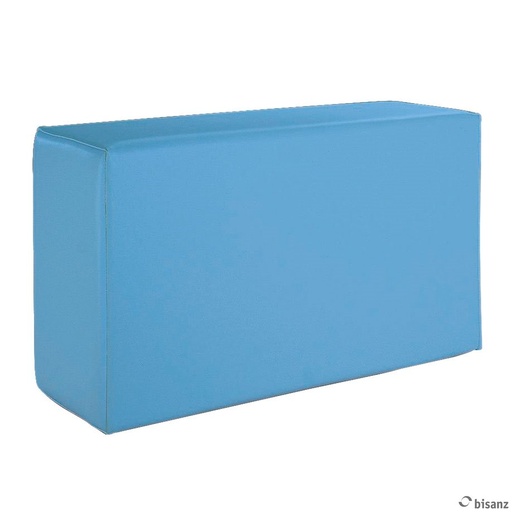 Fußstütze hellblau, phthalatfrei 60 x 35 x 20 cm mit Reißverschluss *Sonderanfertigung, keine Rückgabe!*