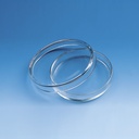 Petrischale,Natron-Kalk-Glas,ohne Nocken mit Deckel-Ø 40 mm, Höhe Unterteil 12 mm – 10 Stück