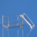 Färbetrog, Natron-Kalk-Glas, mit Deckel 105 x 85 x 70 mm – 10 Stück