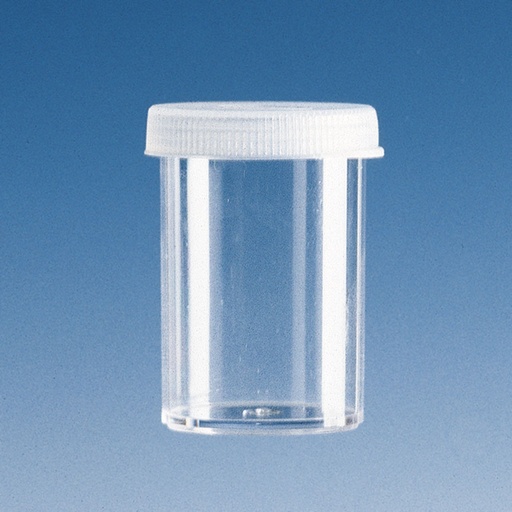 Probengefäß, PS, mit Deckel, 12 ml – 1000 Stück