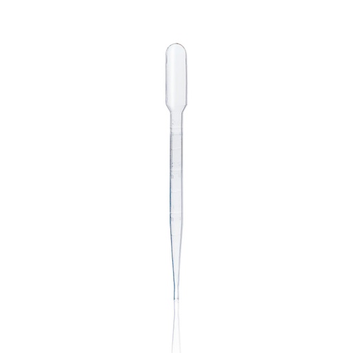 Einmal-Pasteurpipette PE-LD graduiert 3 ml, Saugvolumen max. 6,2 ml – 500 Stück