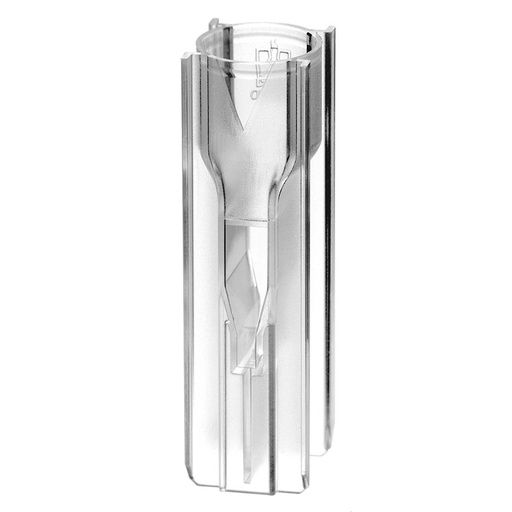 UV-Küvette mikro, Zentrumshöhe Z 15 mm Volumen 70 bis 550 µl – 100 Stück