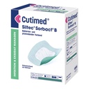 Cutimed Siltec Sorbact B Schaumverband 10 x 10 cm, steril (12 Stck.)
