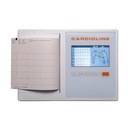 Cardioline Ruhe-EKG ECG200L 7""-Touchscreen-Farbdisplay, tragbar