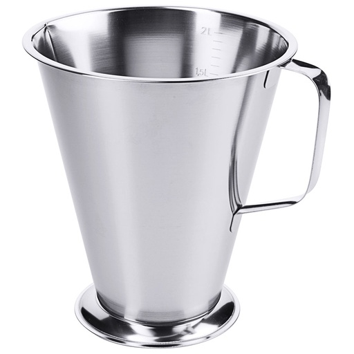 Messbecher mit Fuß, 2,0 Ltr., Höhe 20 cm