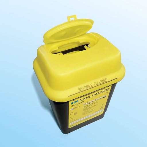 Abwurfbehälter Sharpsafe 5 Ltr. mit Dual protect pro