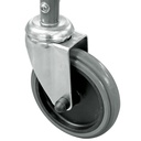 Ersatzrad ohne Bremse für Toilettenstuhl DIZ 401001 / MEG 964400 (neue Ausführung)
