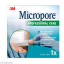 3M Micropore Vliespflaster weiß, 2,5 cm x 5 m, ohne Abroller