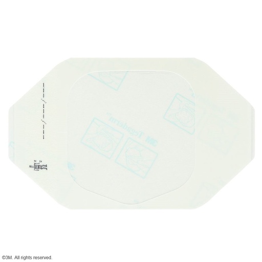 3M Tegaderm Film Transparentverband steril, 6 x 7 cm (100 Stck.) mit Dokumentationsstreifen