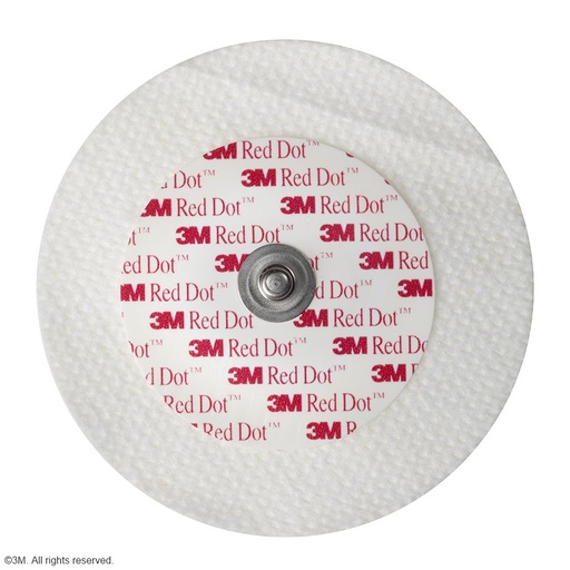 3M Red Dot EKG-Überwachungselektroden für Erw., für Intensiv Ø 6 cm – 20 Beutel, je 50 Stück