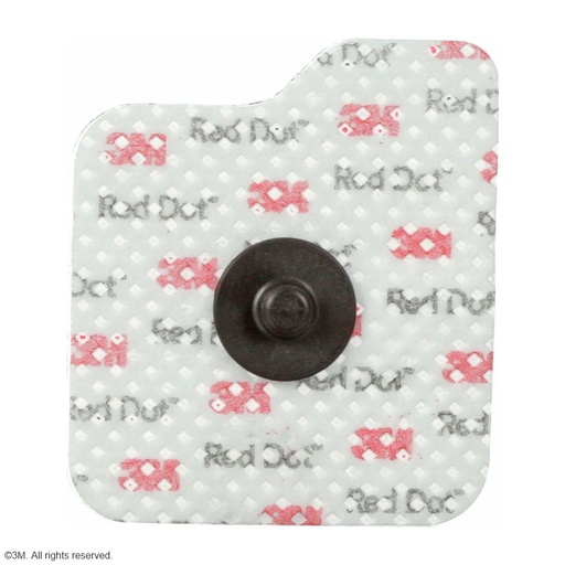 3M Red Dot EKG-Elektroden für Erwachsene repositionierbar 4 x 3 cm (200x5 Stck.) verstärkte Klebekraft