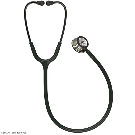 Littmann CLASSIC III Monitoring Stethoskop champagnerfarbenes Bruststück Schlauch schwarz