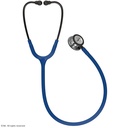 Littmann CLASSIC III Monitoring Stethoskop hochglanzpoliertes Bruststück Schlauch marineblau