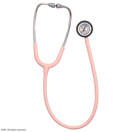 Littmann CLASSIC III Monitoring Stethoskop, champagner-roséfarbener Schlauch mit Satin-Oberfläche
