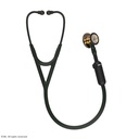 Littmann Elektronisches Stethoskop Modell CORE, High Polish Edition hochglanzpoliertes, kupferfarbenes Bruststück, Schlauch, Schlauchanschluss und Ohrbügel in schwarz