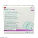3M Tegaderm Foam Schaumverband nicht klebend, 8,8 x 8,8 cm (10 Stck.) geschlitzt mit Loch