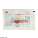 3M Tegaderm Foam Adhesive Schaumverband Kleeblattform, 6,9 x 6,9 cm (10 Stck.) mit Kleberand