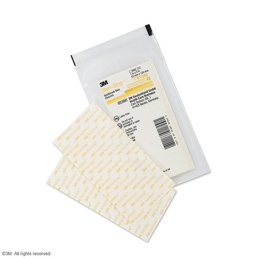 3M Steri-Strip Wundverschlussstreifen 25 x 125 mm (25 x 4 Streifen) Klinikpackung