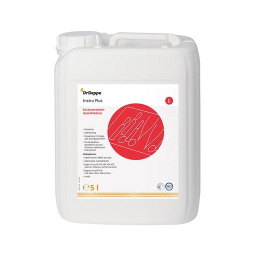 Instru Plus 5 Ltr. Instrumentendesinfektion * nur für den professionellen Gebrauch *