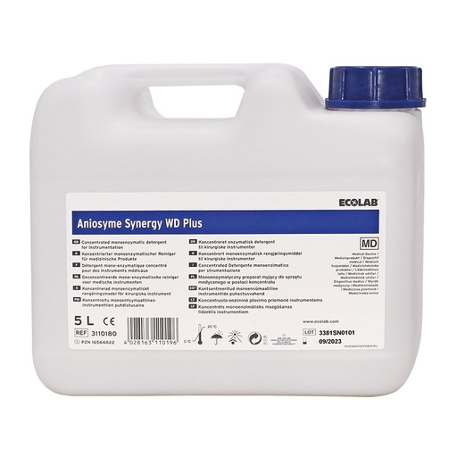 Aniosyme Synergy WD Plus 5 Ltr. Instrumentenreiniger * nur für den professionellen Gebrauch *
