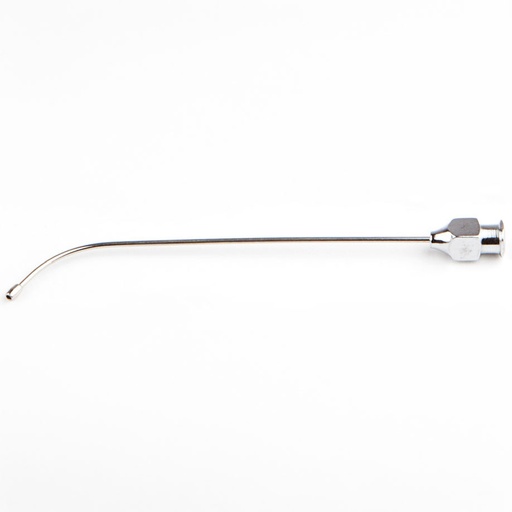 Einmal-Knopfkanülen gebogen, Gesamtlänge 10 cm, Ø 1,2 mm (2x 50 Stck.)