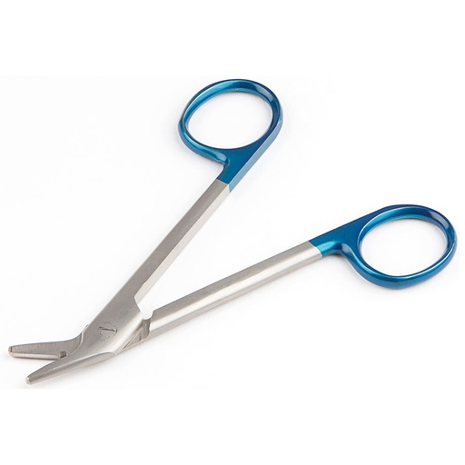 Drahtschere 12 cm, eine Schneide gezahnt, zum Einmalgebrauch – 4 Packungen, je 25 Stück