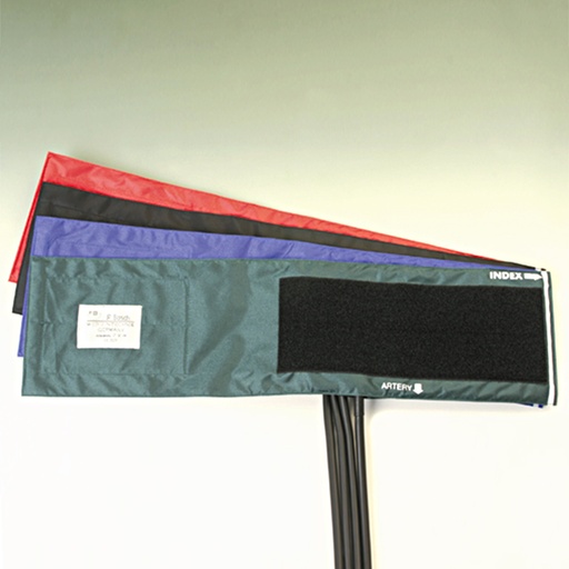 Klettenmanschette f. Oberschenkel kpl. 2-Schlauch, schwarz