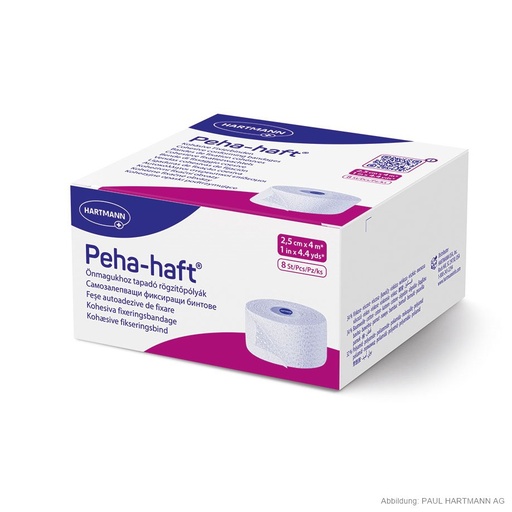 Peha-haft Fixierbinden 4 m x 2,5 cm, lose (8 Stck.)