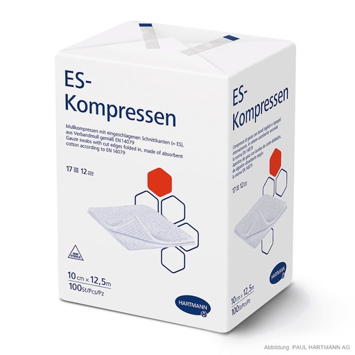ES-Kompressen unsteril 12-fach 10 x 12,5 cm (100 Stck.)