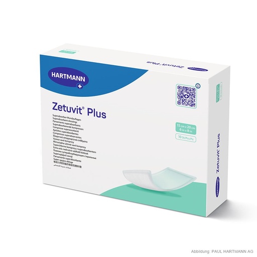 Zetuvit Plus Saugkompressen steril 15 x 20 cm (10 Stck.)