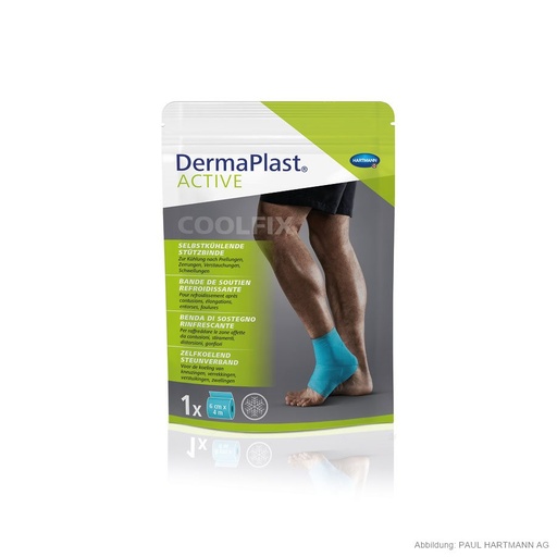 DermaPlast ACTIVE Cool Fix selbstkühlende Stützbinde 6 cm x 4 m