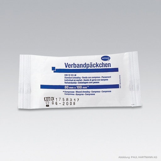 HARTMANN Verbandpäckchen steril, DIN 13151, Gr. M