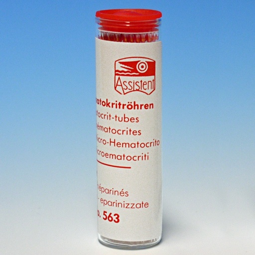 Einmal-Mikro-Haematokritkapillaren 75 mm, heparinisiert (100 Stck.)