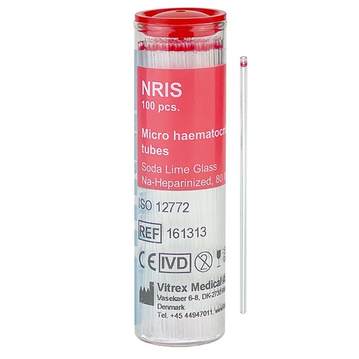 Einmal-Mikro-Haematokritkapillaren 75 mm, nicht heparinisiert (100 Stck.)