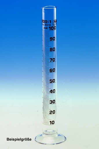 Messzylinder, Rundfuß 250 ml, hohe Form