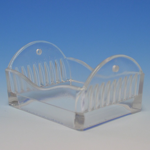 Färberahmen aus Glas für 10 Objektträger