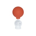 Schröpfkopf mit Olive und Ball, 2,5 cm Ø, mundgeblasen, CE