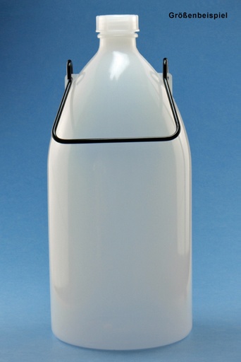Enghalsflasche PE-LD 250 ml mit Schraubverschluss