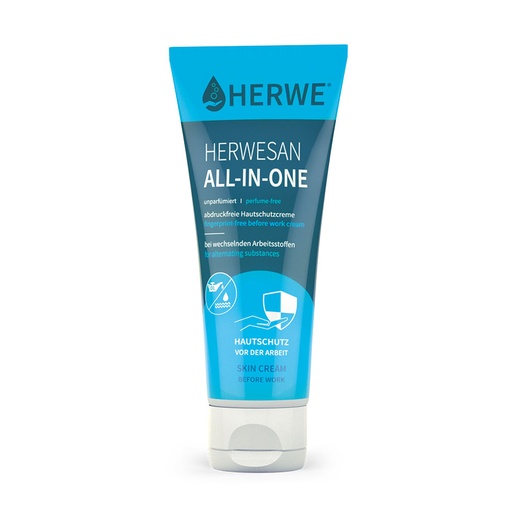 HERWESAN ALL-IN-ONE Hautschutzemulsion unparfümiert 100 ml – 20 Tuben