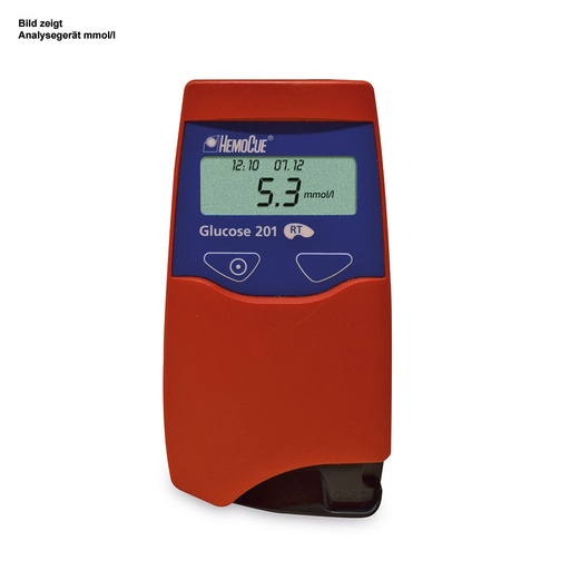 HemoCue Glucose 201 RT Analyser (mg/dl) PE