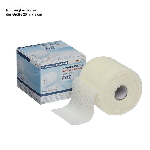 YPSIFLEX haft Fixierbinde 20 m x 6 cm, 20-fädig – 16 Stück