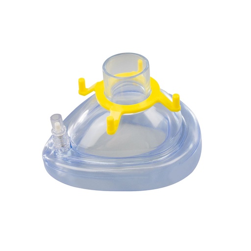 AERObag PVC-Einmal-Beatmungsmaske Gr. 2 für Kinder mit Ventil