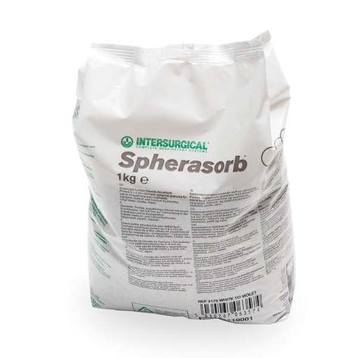 Atemkalk Spherasorb 1 kg, in Kugelform – 10 Beutel